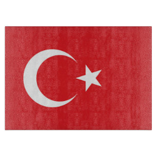 Vlag van Turkije Snijplank