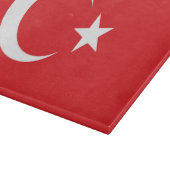 Vlag van Turkije Snijplank (Hoek)