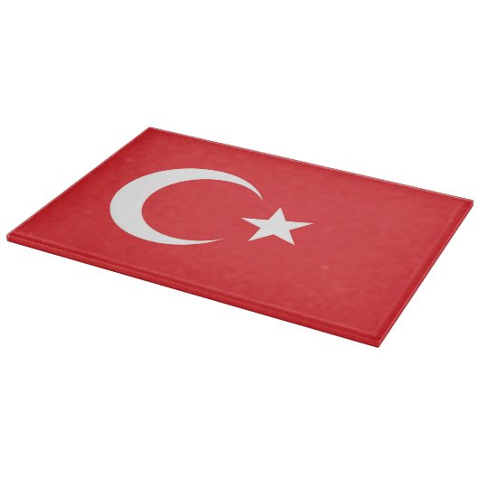 Vlag van Turkije Snijplank (Hoek)