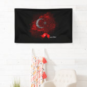 Vlag van Turkije Spandoek (Insitu)
