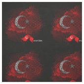 Vlag van Turkije Stof (Swatch)