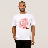 Vlag van Turkije T-shirt (Voorkant volledig)
