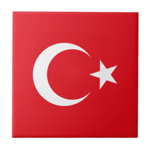 Vlag van Turkije Tegeltje