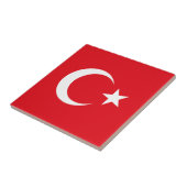 Vlag van Turkije Tegeltje (Zijkant)