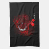 Vlag van Turkije Theedoek (Verticaal)