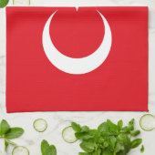 Vlag van Turkije Theedoek (Gevouwen)
