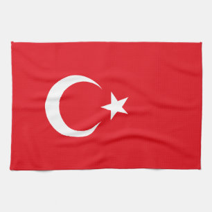 Vlag van Turkije Theedoek