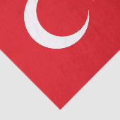 Vlag van Turkije Tissuepapier (Detail)