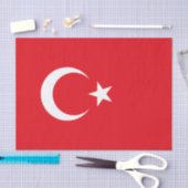 Vlag van Turkije Tissuepapier (Craft)
