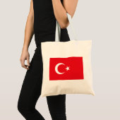 Vlag van Turkije Tote Bag (Voorkant (product))
