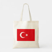 Vlag van Turkije Tote Bag (Achterkant)