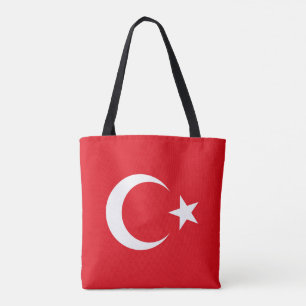 Vlag van Turkije Tote Bag