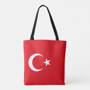 Vlag van Turkije Tote Bag