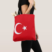Vlag van Turkije Tote Bag (Dichtbij)