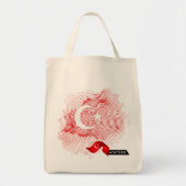 Vlag van Turkije Tote Bag (Voorkant)