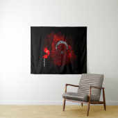 Vlag van Turkije Wandkleed (In Situ (horizontaal))