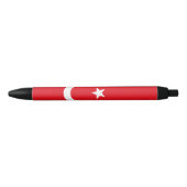 Vlag van Turkije Zwarte Inkt Pen (Voorkant)
