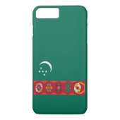 Vlag van Turkmenistan Case-Mate iPhone Case (Achterkant)
