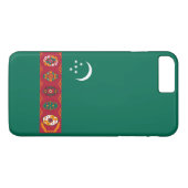 Vlag van Turkmenistan Case-Mate iPhone Case (Achterkant (Horizontaal))