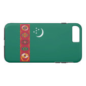 Vlag van Turkmenistan Case-Mate iPhone Case (Achterkant (Horizontaal))