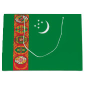 Vlag van Turkmenistan Groot Cadeauzakje (Voorkant)