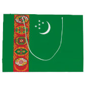 Vlag van Turkmenistan Groot Cadeauzakje (Achterkant)