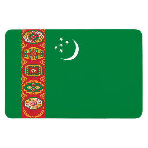 Vlag van Turkmenistan Magneet