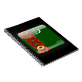Vlag van Turkmenistan Notitieboek (Rechterzijde)