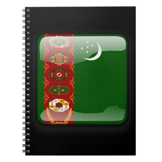 Vlag van Turkmenistan Notitieboek (Voorkant)