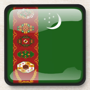 Vlag van Turkmenistan Onderzetter