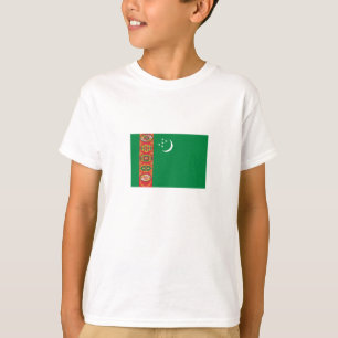 Vlag van Turkmenistan T-shirt