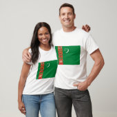 Vlag van Turkmenistan T-shirt (Unisex)