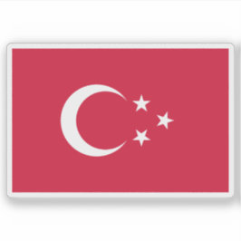Vlag van Turks-Egyptisch Soedan (1867-1881) Sticker