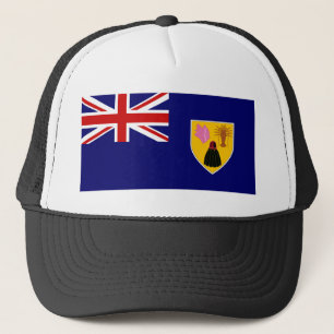 vlag van turks - en caicos - eilanden trucker pet