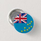 Vlag van Tuvalu Ronde Button 3,2 Cm (Voorkant /achterkant)