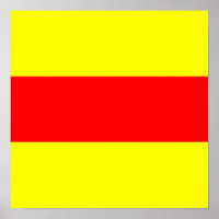 vlag van twee maritieme nautische letters