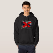 VLAG VAN TYRANNY blauwe lijn vlag vlag politie vla Hoodie (Voorkant volledig)