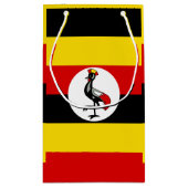 Vlag van Uganda Gift Bag Klein Cadeauzakje (Achterkant)