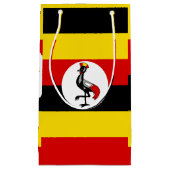 Vlag van Uganda Gift Bag Klein Cadeauzakje (Voorkant)