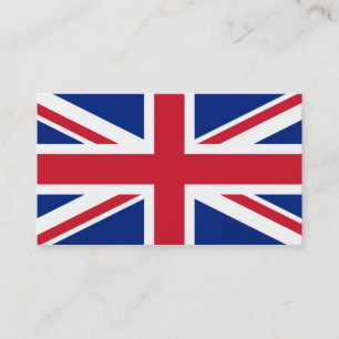 Vlag van UK- Visitekaartjes