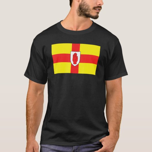 Vlag van Ulster - de Ulster Red Hand-vlag T-shirt (Voorkant)