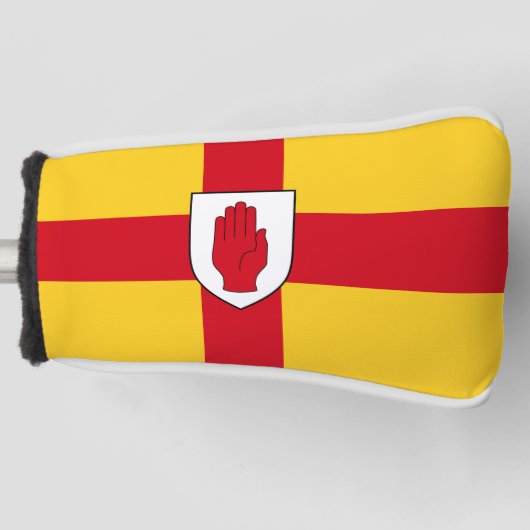 Vlag van Ulster Golf Head Hoesje Golfheadcover (Voorkant)