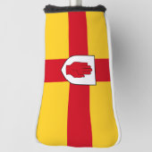 Vlag van Ulster Golf Head Hoesje Golfheadcover (Draai 90)