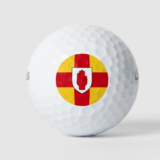 Vlag van Ulster Golfballen (Voorkant)