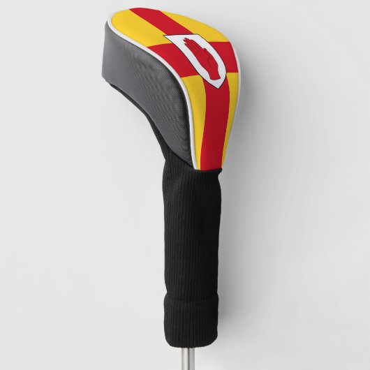 Vlag van Ulster Golfheadcover (Schuin)