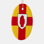 Vlag van Ulster Keramisch Ornament (Rechts)