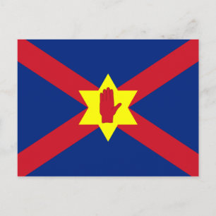 Vlag van Ulster Nation (Noord-Ierland) Briefkaart