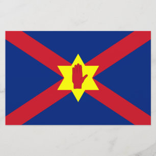 Vlag van Ulster Nation (Noord-Ierland) Briefpapier