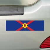 Vlag van Ulster Nation (Noord-Ierland) Bumpersticker (Op auto)