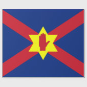 Vlag van Ulster Nation (Noord-Ierland) Cadeaupapier (Vlak)
